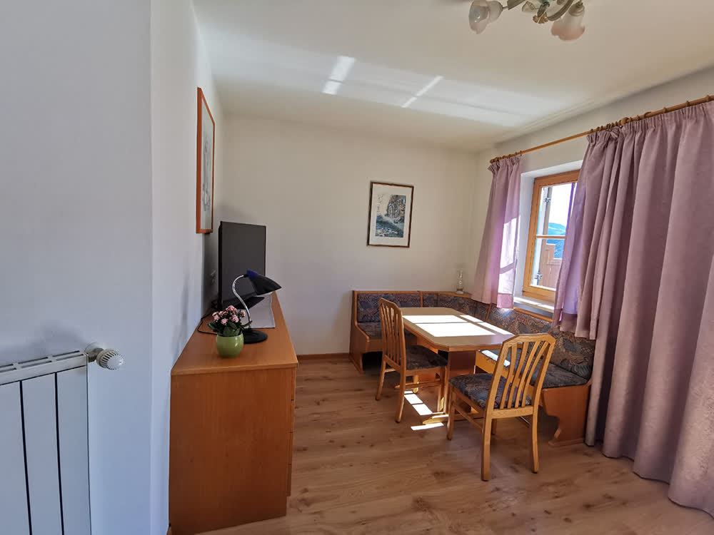 Wohnzimmer der Ferienwohnung im Rastenfeld Hof